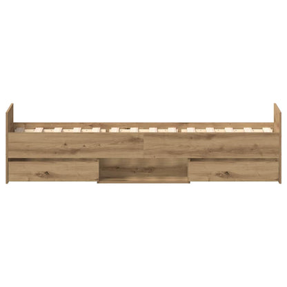 Bed Frame | Artisan Oak | Engineered Wood | Single | Bed Frame