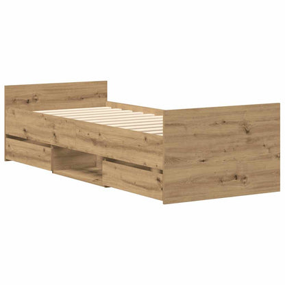 Bed Frame | Artisan Oak | Engineered Wood | Single | Bed Frame