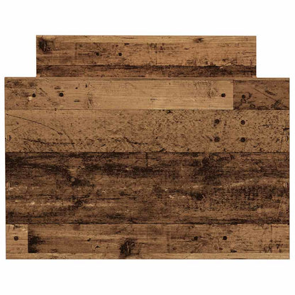 Bed Frame | Old wood | Engineered wood, solid pinewood, plywood | Single