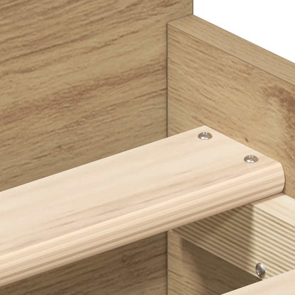 Bed Frame | Artisan oak | Engineered wood, solid pinewood, plywood