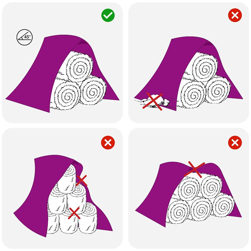 Haystack Tarp 10.4x12.5 m 140 g/m² Polypropylene