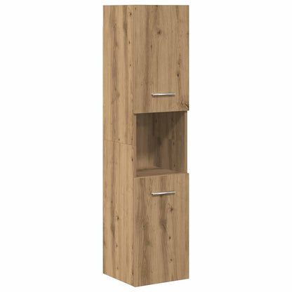 4 Piece Bathroom Furniture Set Artisan Oak Engineered Wood