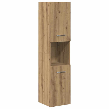 5 Piece Bathroom Furniture Set Artisan Oak Engineered Wood