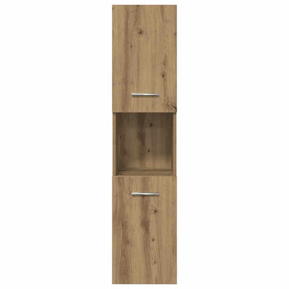 5 Piece Bathroom Furniture Set Artisan Oak Engineered Wood