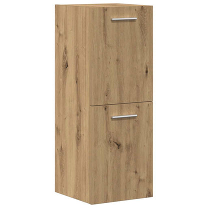 5 Piece Bathroom Furniture Set Artisan Oak Engineered Wood
