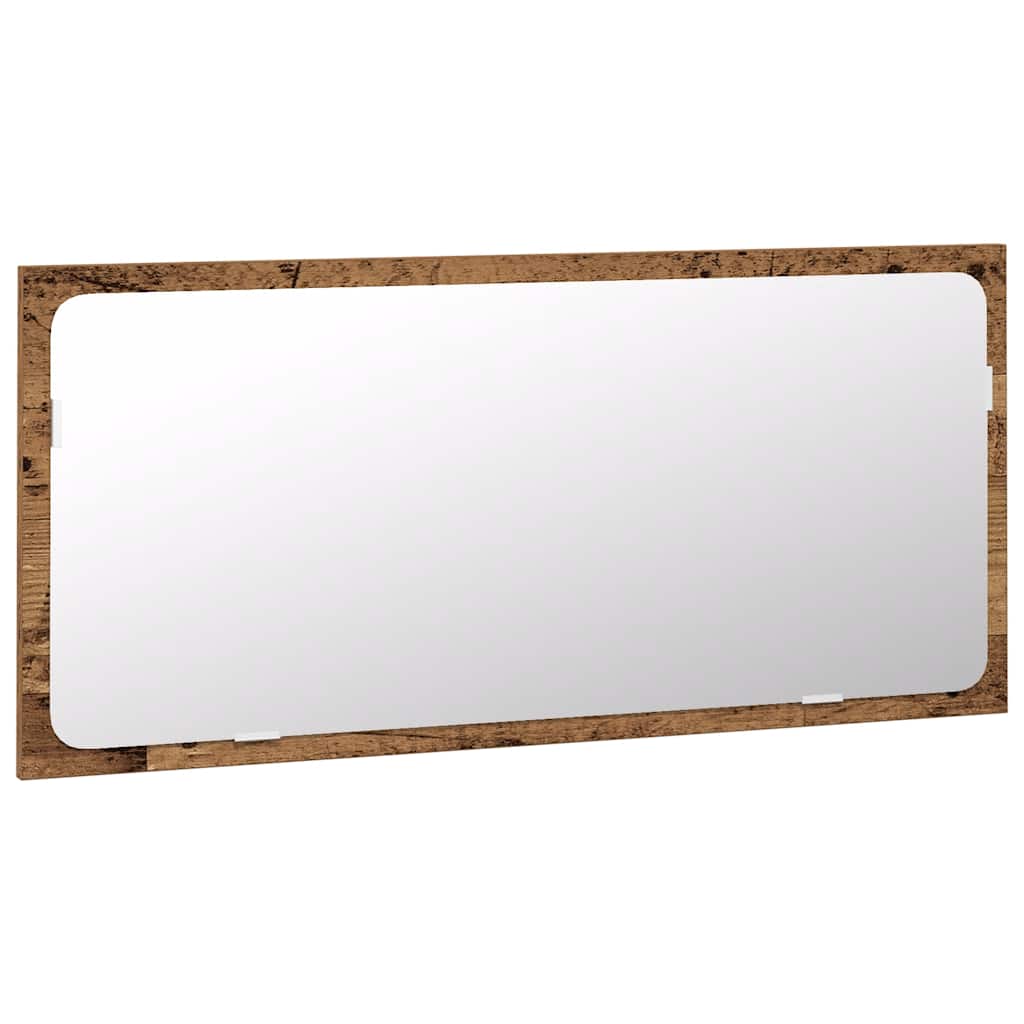 Bathroom Furniture Set | Old wood, White | Engineered wood, Ceramic
