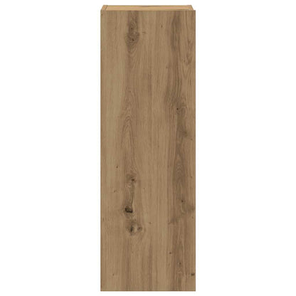 4 Piece Wall-mounted TV Cabinet Set Artisan Oak Engineered Wood