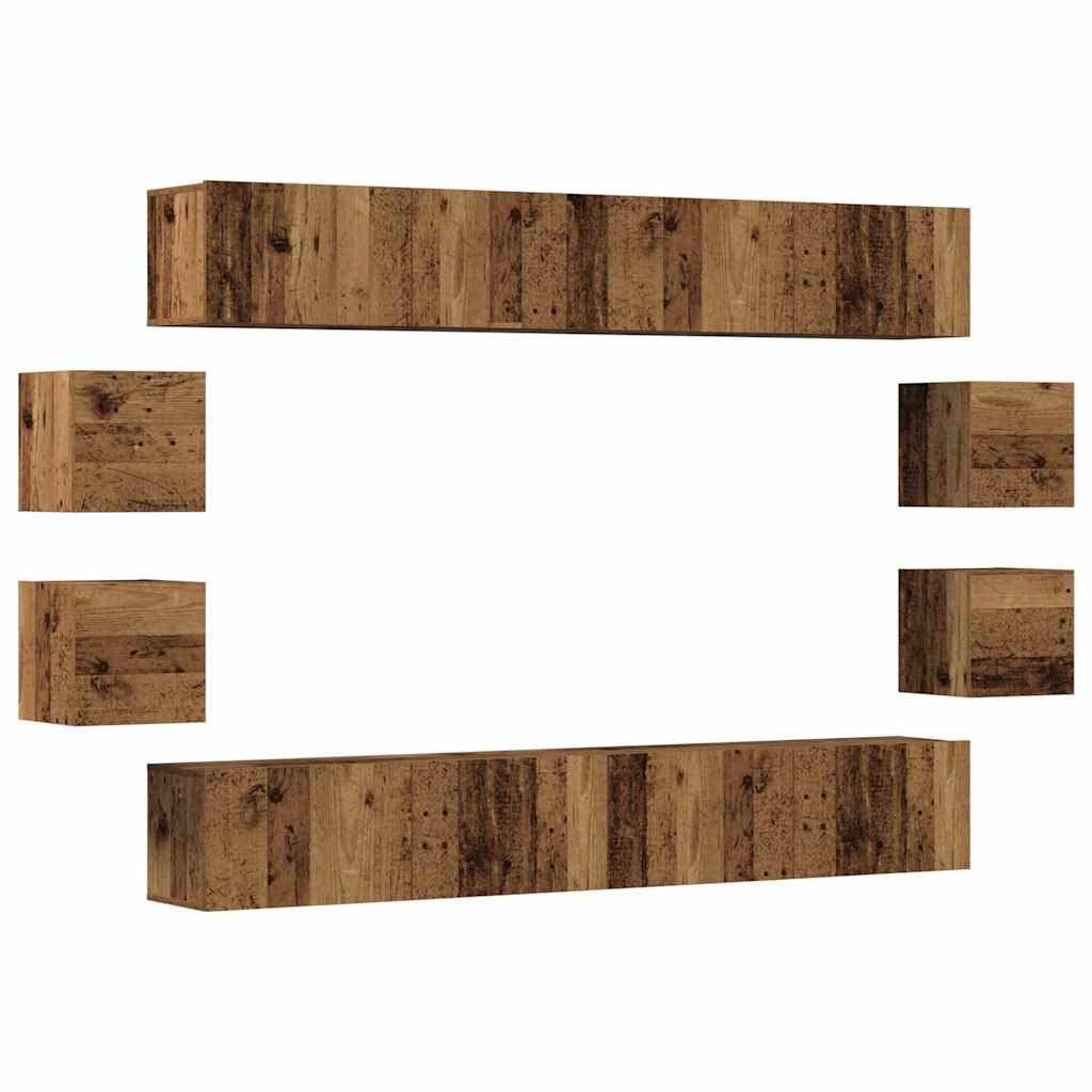 Tv Cabinet | Old wood | Engineered wood | Medium