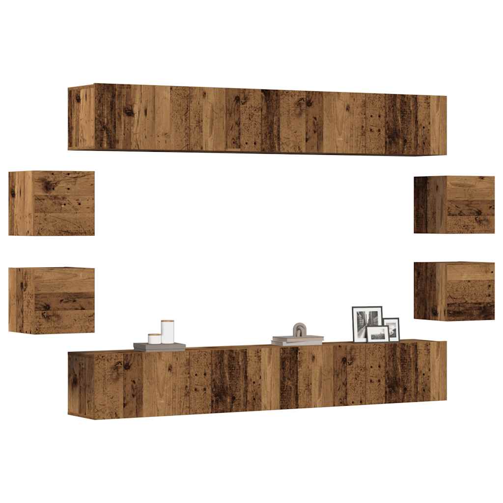 Tv Cabinet | Old wood | Engineered wood | Medium