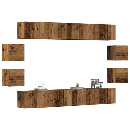 Tv Cabinet | Old wood | Engineered wood | Medium