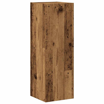 8 Piece Wall-mounted TV Cabinet Set Old Wood Engineered Wood