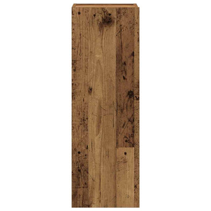 8 Piece Wall-mounted TV Cabinet Set Old Wood Engineered Wood