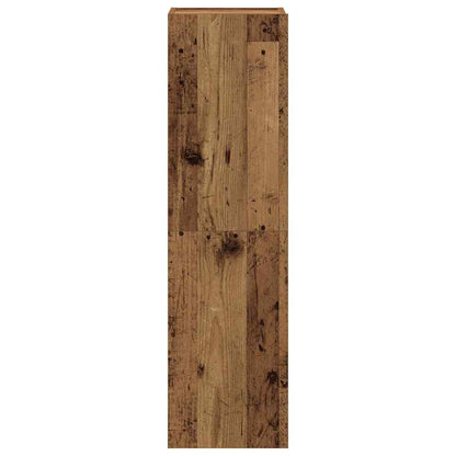 8 Piece Wall-mounted TV Cabinet Set Old Wood Engineered Wood