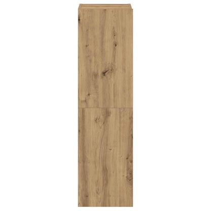Wall Mounted TV cabinets 3 pcs Artisan Oak Engineered Wood