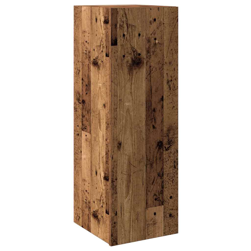 3 Piece Wall-mounted TV Cabinet Set Old Wood Engineered Wood