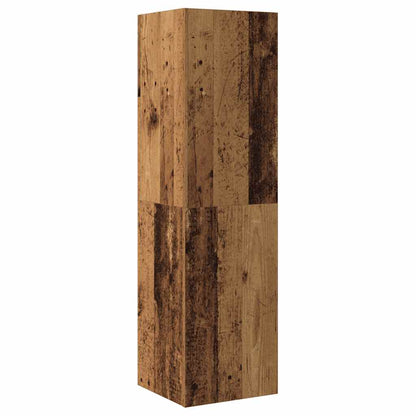 3 Piece Wall-mounted TV Cabinet Set Old Wood Engineered Wood