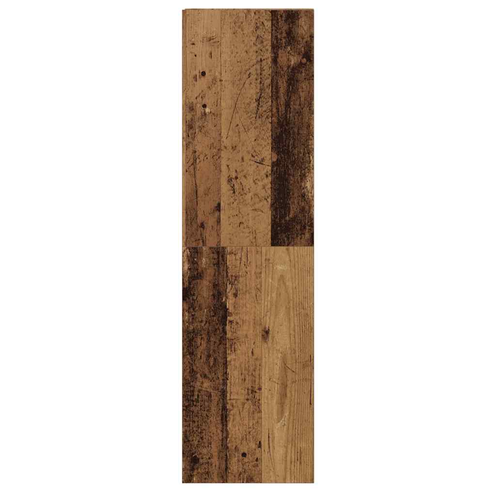 3 Piece Wall-mounted TV Cabinet Set Old Wood Engineered Wood