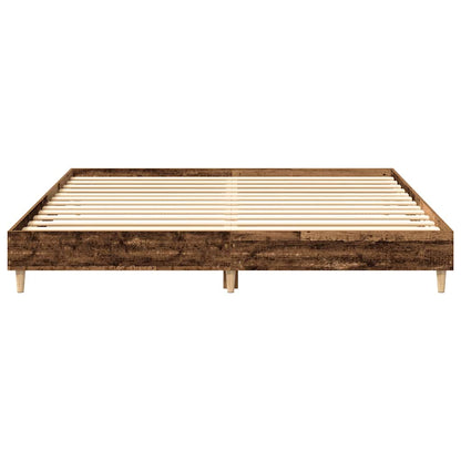 Bed Frame without Mattress Old Wood 180x200cm Engineered Wood