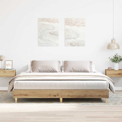 Bed Frame without Mattress Artisan Oak 180x200 cm