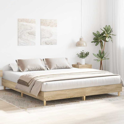 Bed Frame | Sonoma oak | Engineered wood | Double | Durable | Bed Frame