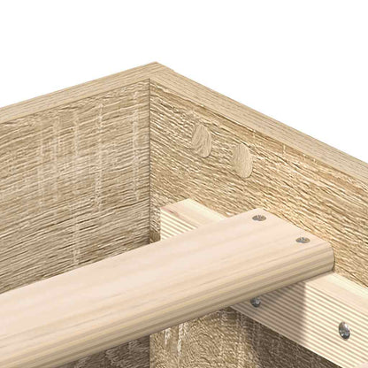 Bed Frame | Sonoma oak | Engineered wood | Double | Durable | Bed Frame