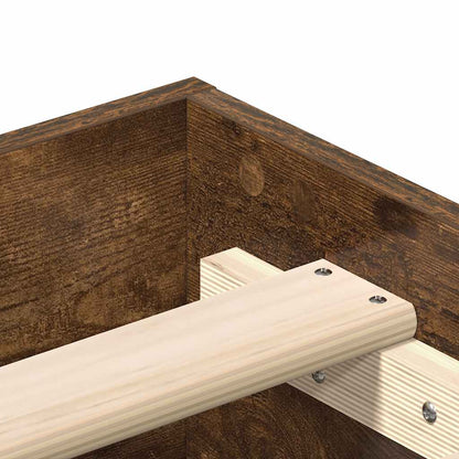 Bed Frame | Smoked Oak | Engineered wood | Double | Sturdy | Bed Frame