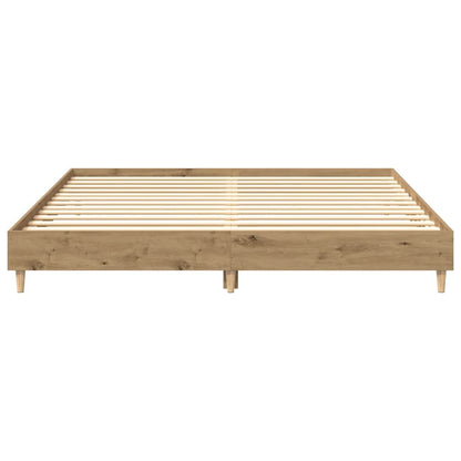 Bed Frame without Mattress Artisan Oak 160x200 cm