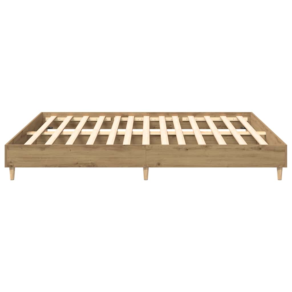 Bed Frame without Mattress Artisan Oak 160x200 cm