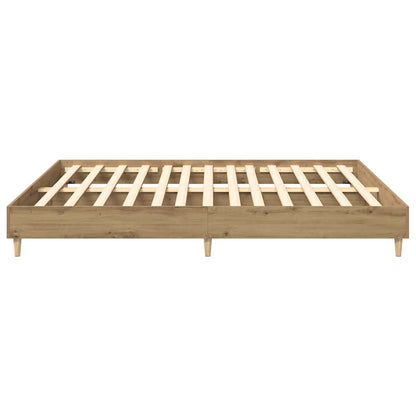 Bed Frame without Mattress Artisan Oak 160x200 cm
