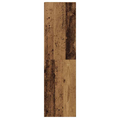 3 Piece Wall-mounted TV Cabinet Set Old Wood Engineered Wood