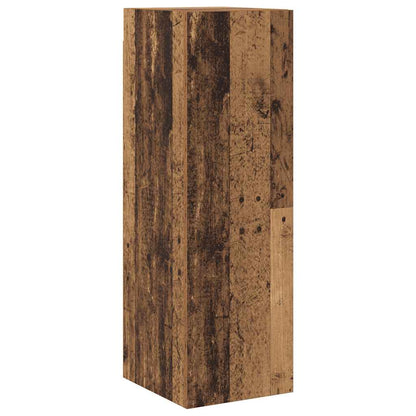 6 Piece Wall-mounted TV Cabinet Set Old Wood Engineered Wood
