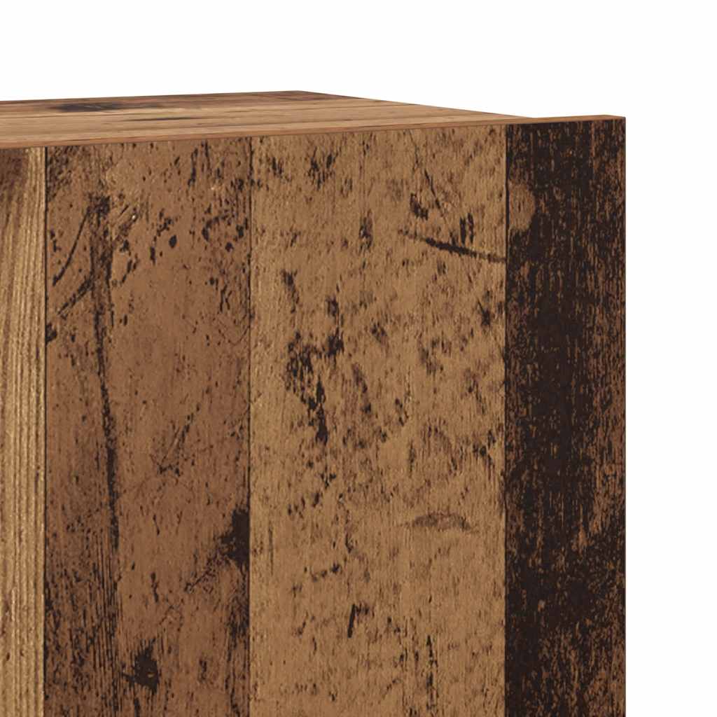 Wall Mounted TV cabinets 6 pcs Old Wood Engineered Wood