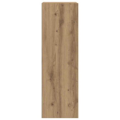 6 Piece Wall-mounted TV Cabinet Set Artisan Oak Engineered Wood