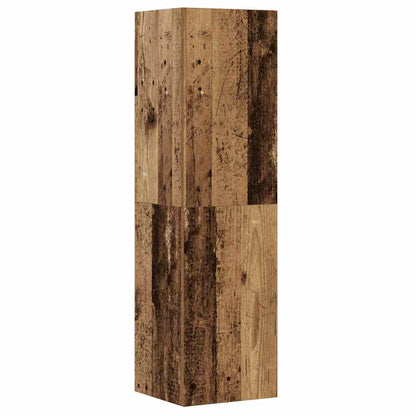 5 Piece TV Cabinet Set Wall-mounted Old Wood Engineered Wood