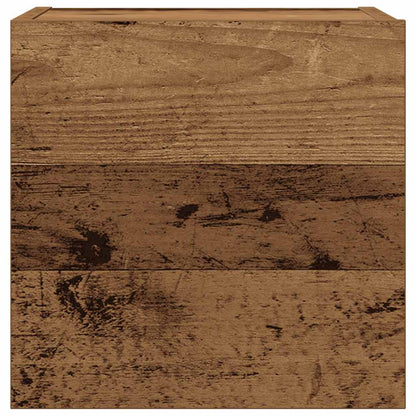 6 Piece TV Cabinet Set Wall-mounted Old Wood Engineered Wood