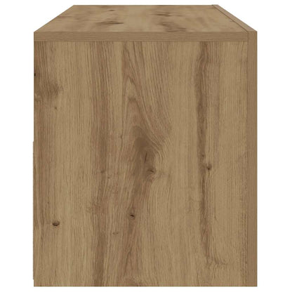 Bedside Cabinets 2 pcs with LEDs Artisan Oak 60x35x40 cm