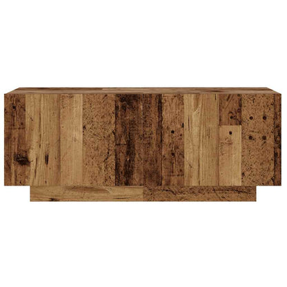 TV Cabinet with LED Lights Old Wood 180x35x40 cm Engineered Wood