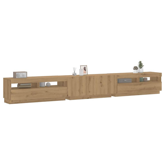 TV Cabinet | Artisan oak | Engineered wood | 300 x 35 x 40 cm