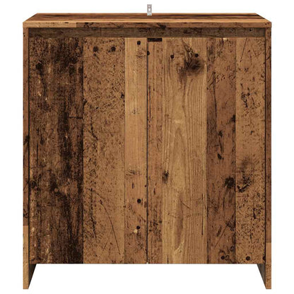 2 Piece Sideboard Old Wood Engineered Wood