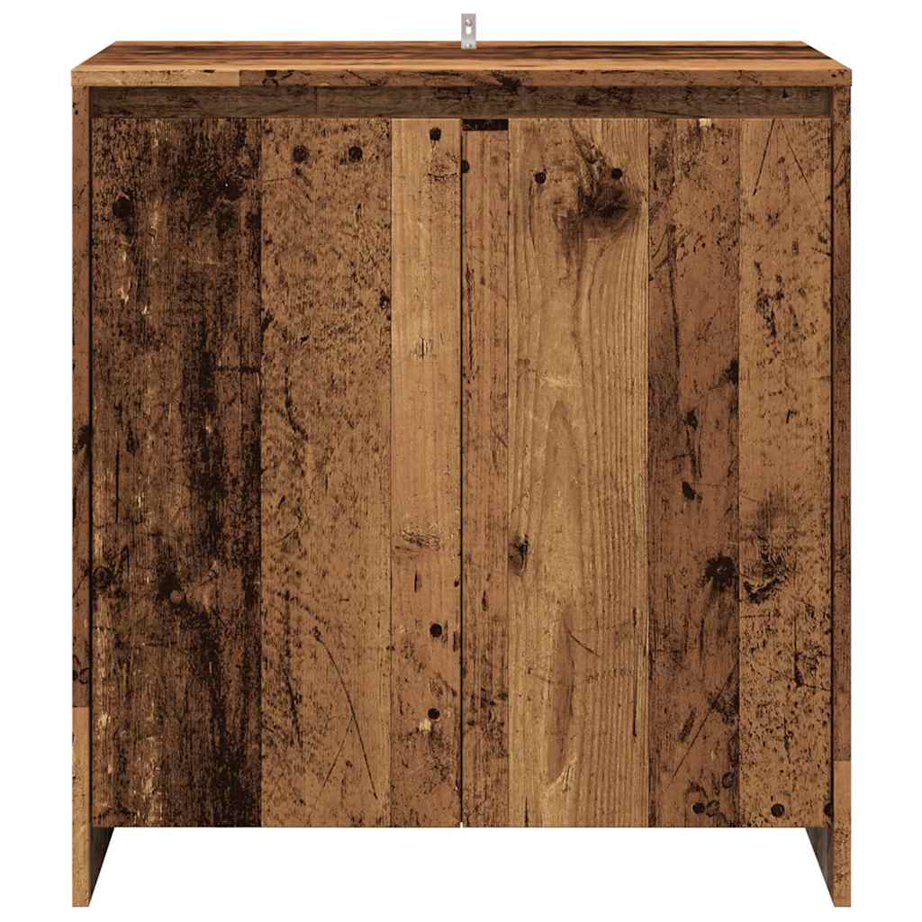 2 Piece Sideboard Old Wood Engineered Wood
