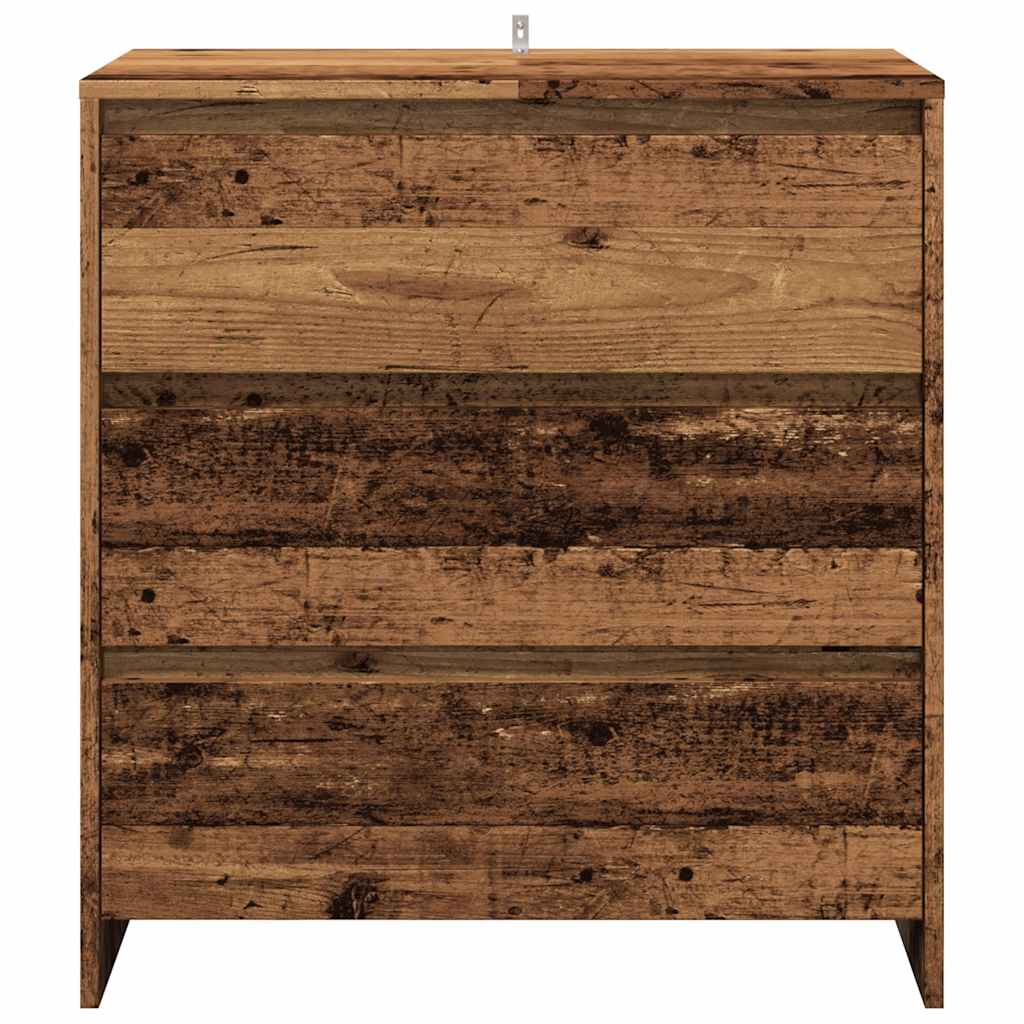 2 Piece Sideboard Old Wood Engineered Wood
