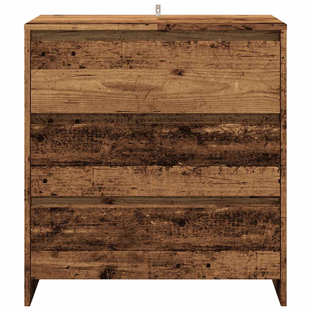 3 Piece Sideboard Old Wood Engineered Wood