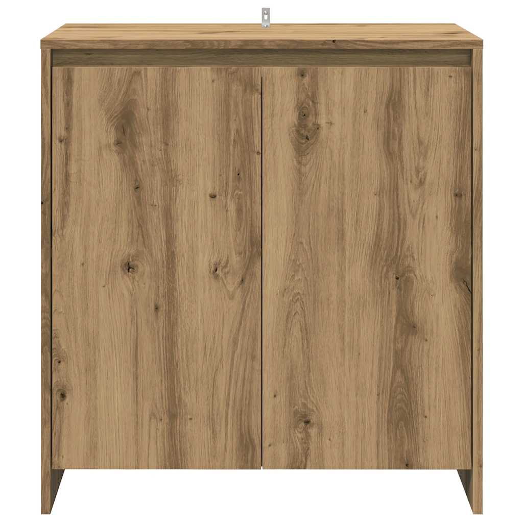 3 Piece Sideboard Artisan Oak Engineered Wood