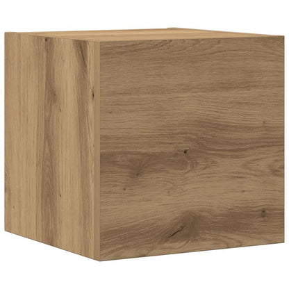 5 Piece TV Cabinet Set Wall-mounted Artisan Oak Engineered Wood