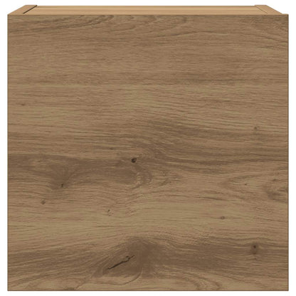 5 Piece TV Cabinet Set Wall-mounted Artisan Oak Engineered Wood