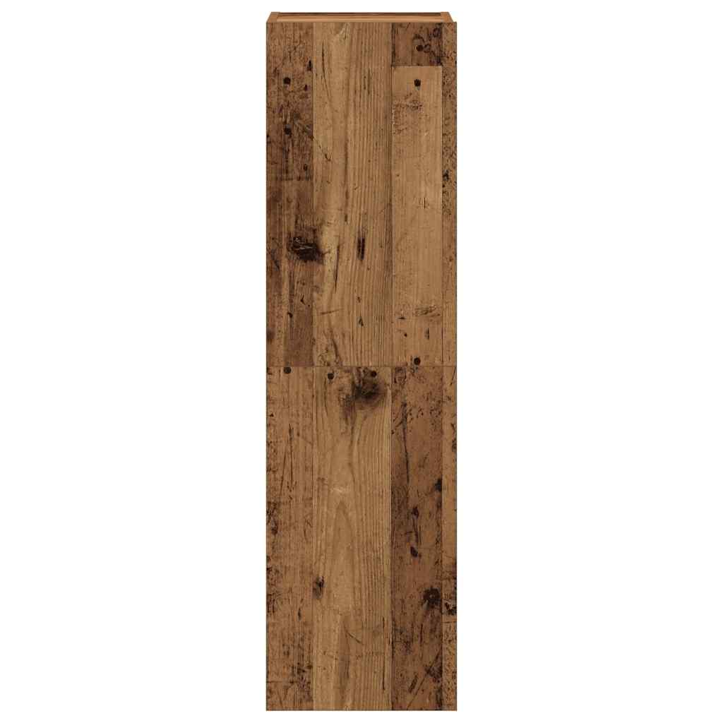 3 Piece TV Cabinet Set Wall-mounted Old Wood Engineered Wood
