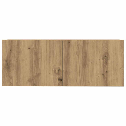 5 Piece TV Cabinet Set Wall-mounted Artisan Oak Engineered Wood