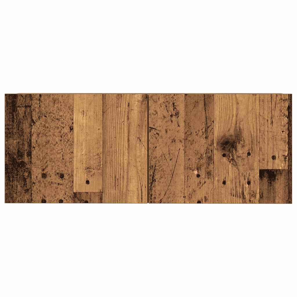 3 Piece TV Cabinet Set Wall-mounted Old Wood Engineered Wood