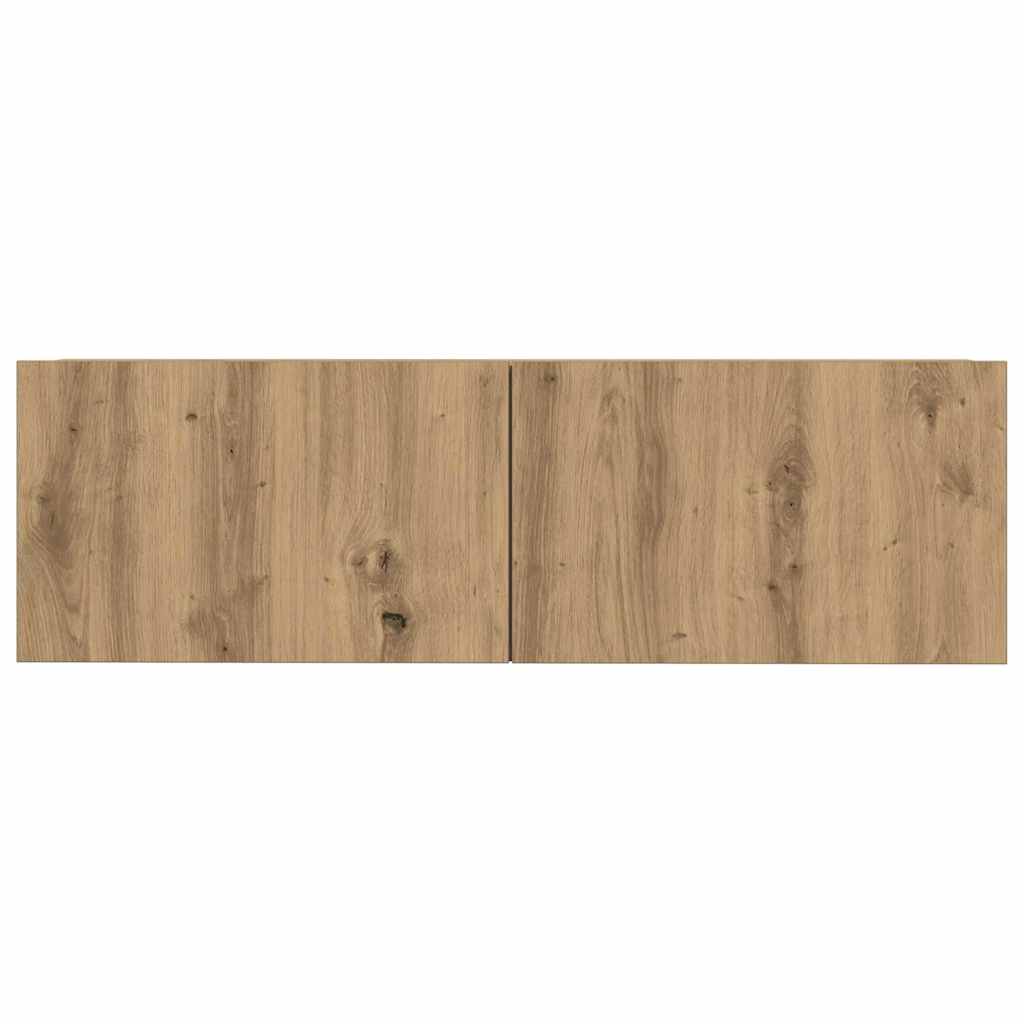 TV Cabinet Set | Set of 3 | Artisan oak | Engineered wood | Medium