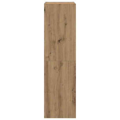 4 Piece TV Cabinet Set Wall-mounted Artisan Oak Engineered Wood